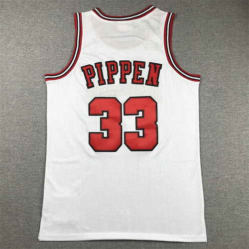 Chicago Pippen #33 NBA Retro Embroidered Jersey – Sizes S-XXXL