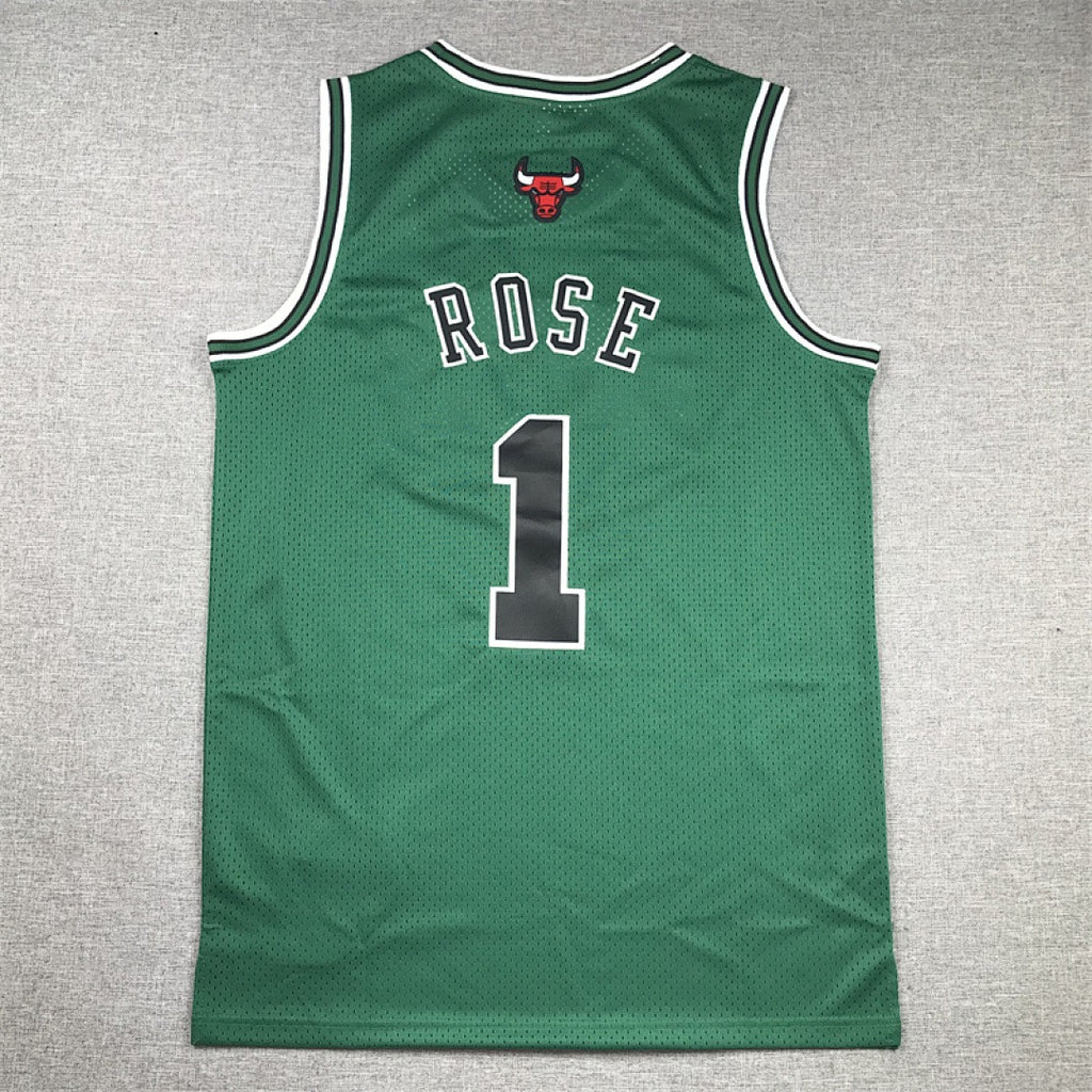 Chicago Rose #1 NBA Retro Embroidered Jersey – Sizes S-XXXL