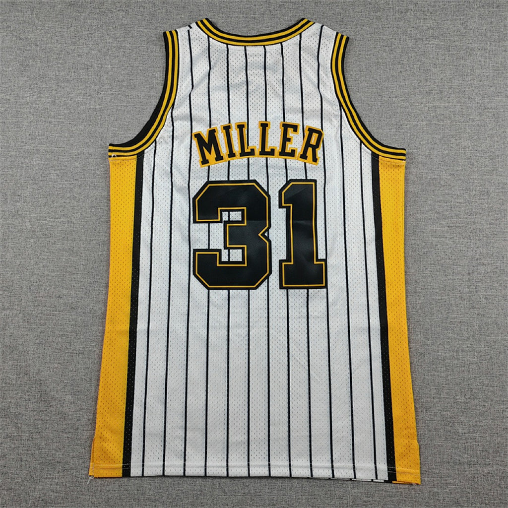 Reggie Miller #31 Indiana Pacers NBA Retro Embroidered Jersey