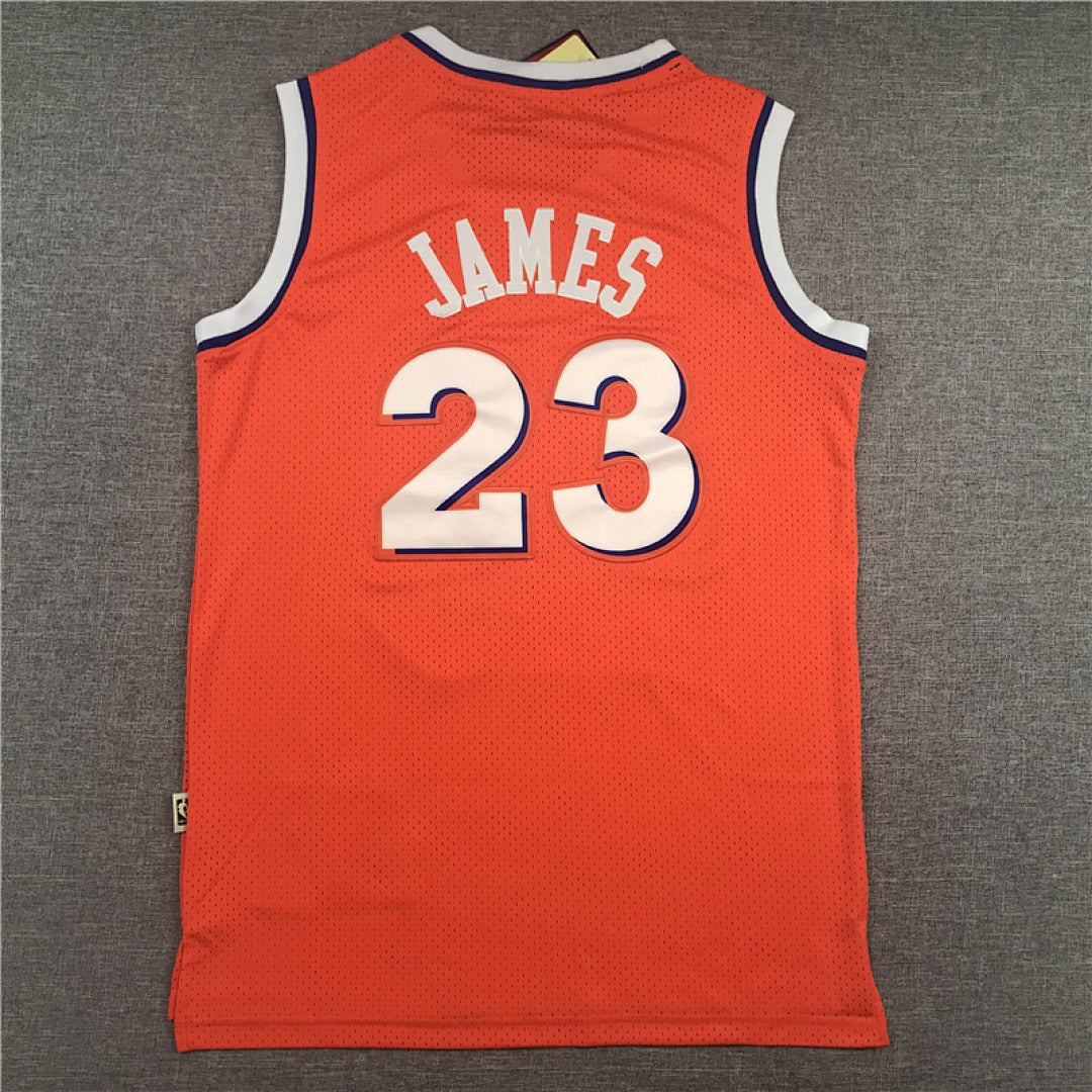 Cleveland Cavaliers #23 LeBron James Retro NBA Jersey – Sizes S–XXXL