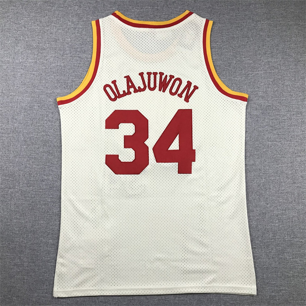 Hakeem Olajuwon #34 Houston Rockets NBA Retro Jersey
