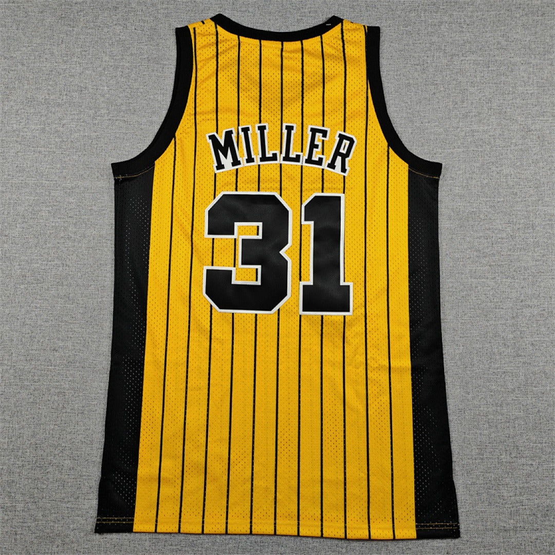 Reggie Miller #31 Indiana Pacers NBA Retro Embroidered Jersey