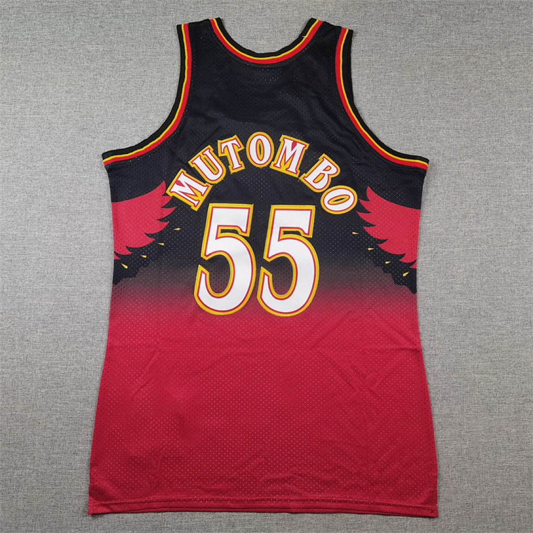 Dikembe Mutombo #55 Atlanta Hawks Retro NBA Jersey – Sizes S–XXXL