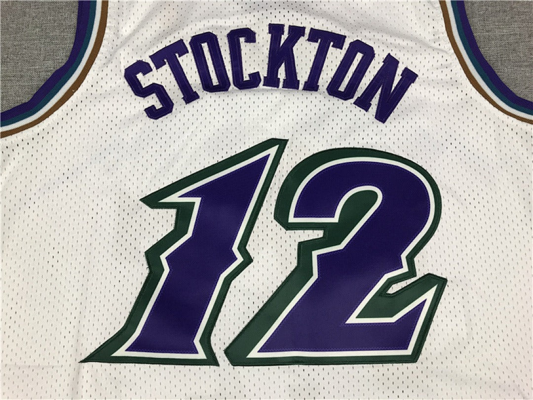 NBA retro version of the Utah Jazz #12 Stockton jersey