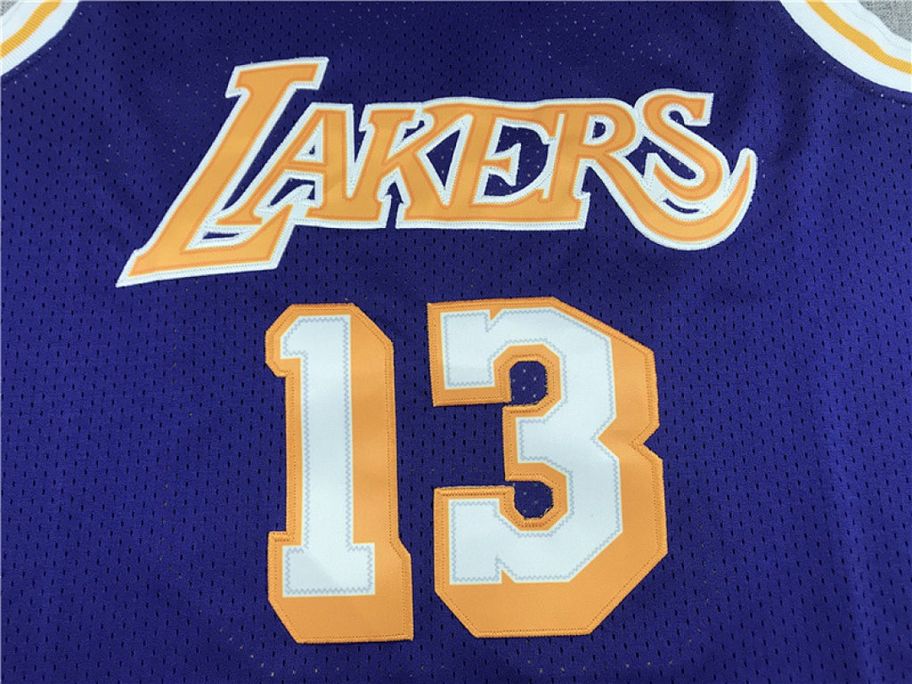 Wilt Chamberlain #13 Los Angeles Lakers NBA Retro Embroidered Jersey – Sizes S-XXXL