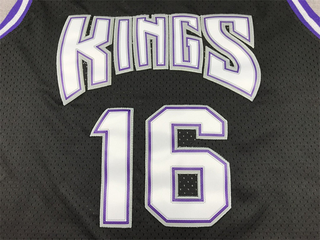 Sacramento Kings Stojakovic #16 NBA Retro Embroidered Jersey – Sizes S-XXXL