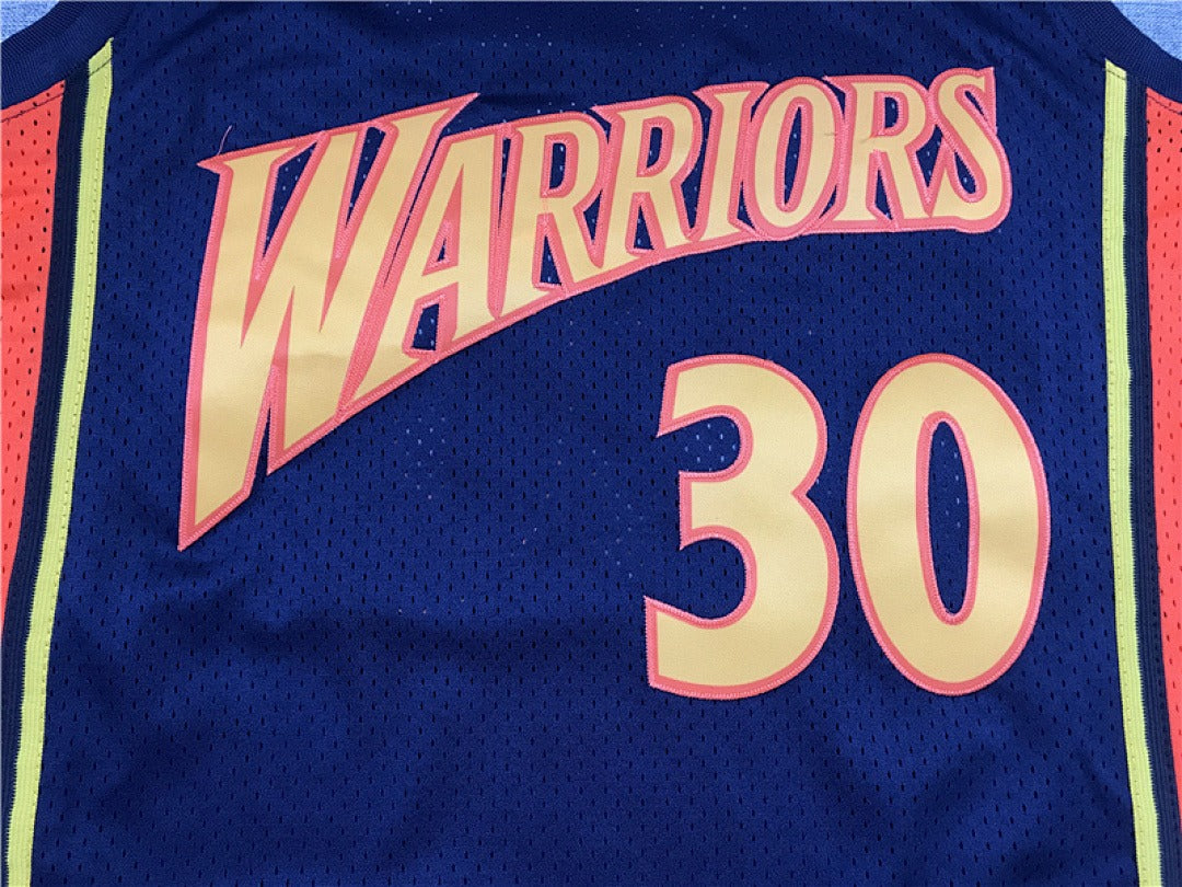Golden State Warriors #30 Stephen Curry Retro NBA Jersey – Sizes S to XXXL