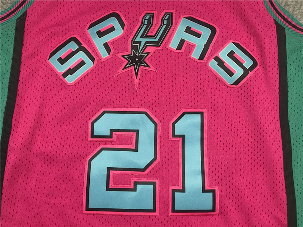 Tim Duncan #21 San Antonio Spurs Retro NBA Jersey – Sizes S–XXXL