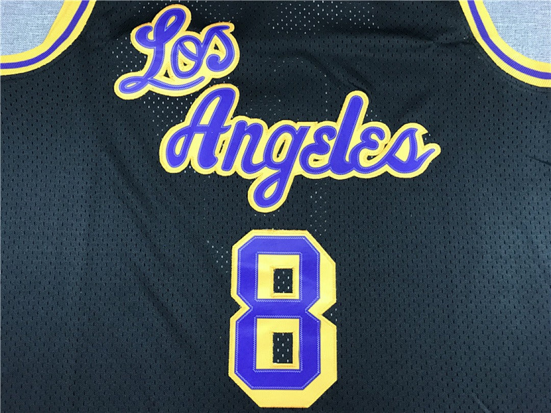 Los Angeles Lakers Kobe Bryant #8 NBA Retro Embroidered Jersey – Sizes S-XXXL