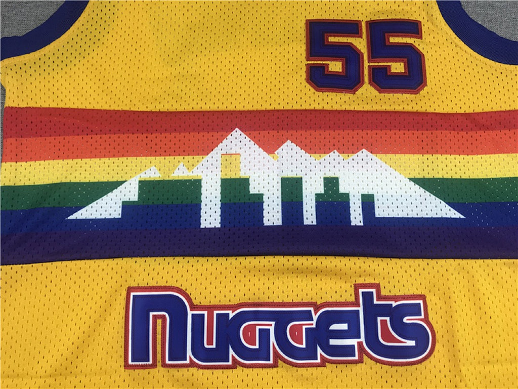 Dikembe Mutombo #55 Denver Nuggets NBA Retro Jersey