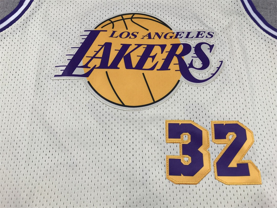 Magic Johnson #32 Los Angeles Lakers NBA Retro Embroidered Jersey – Sizes S-XXXL