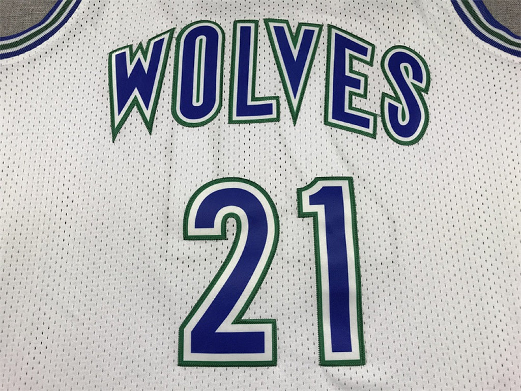 Minnesota Timberwolves #21 Kevin Garnett Retro NBA Jersey – Sizes S–XXXL