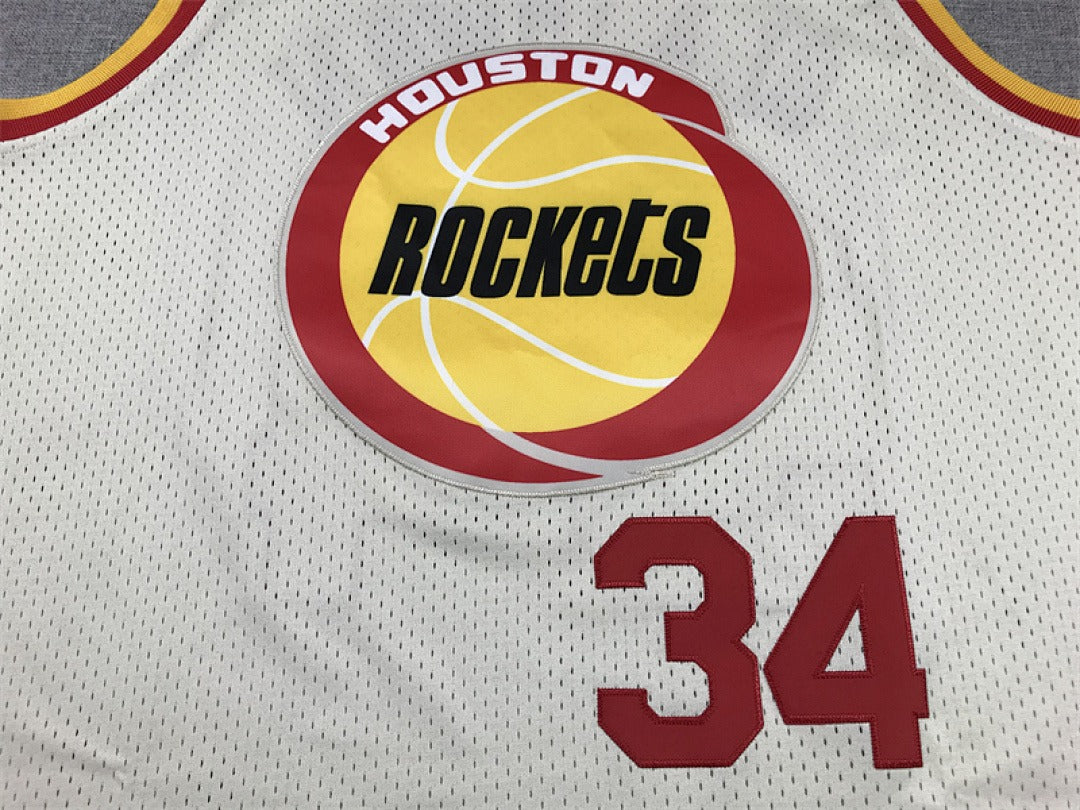 Hakeem Olajuwon #34 Houston Rockets NBA Retro Jersey