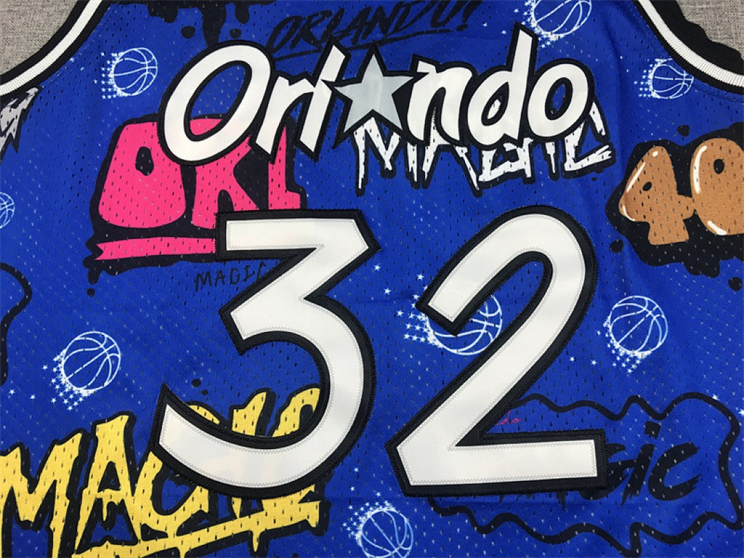 Orlando Magic #32 Shaquille O'Neal Retro NBA Jersey – Sizes S–XXXL