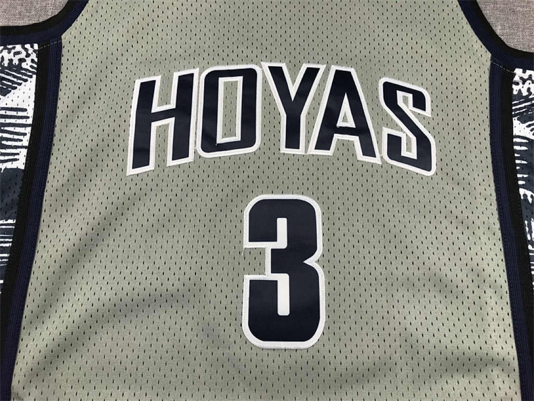Georgetown Hoyas #3 Allen Iverson Retro NCAA Jersey – Sizes S–XXXL