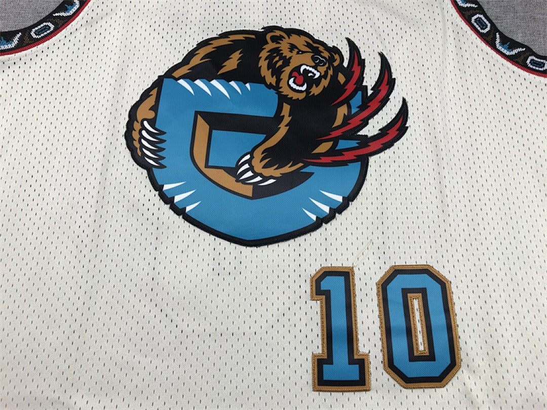 Mike Bibby #10 Memphis Grizzlies NBA Retro Embroidered Jersey – Sizes S-XXXL