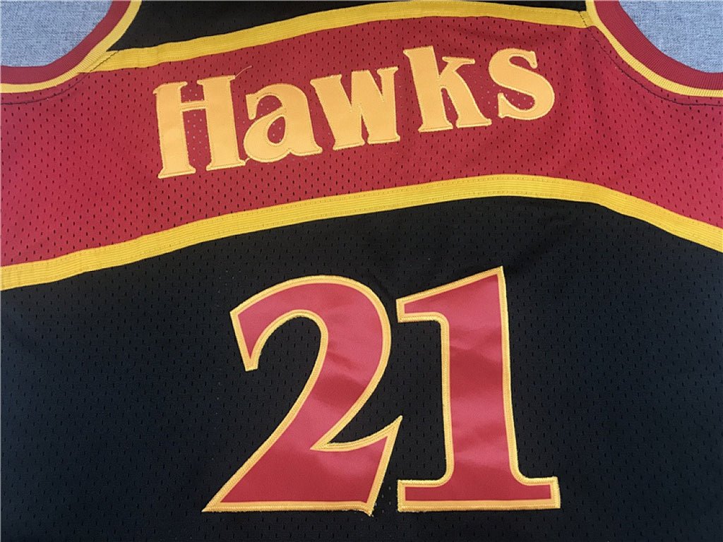 Dominique Wilkins #21 Atlanta Hawks Retro NBA Jersey – Sizes S–XXXL