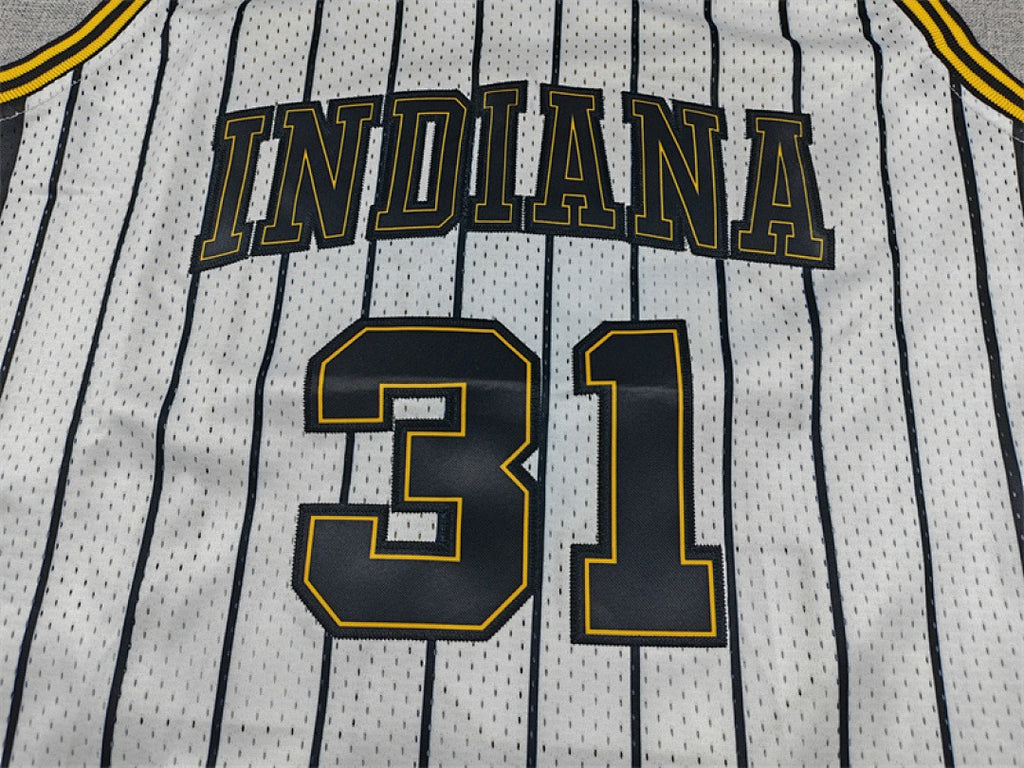 Reggie Miller #31 Indiana Pacers NBA Retro Embroidered Jersey