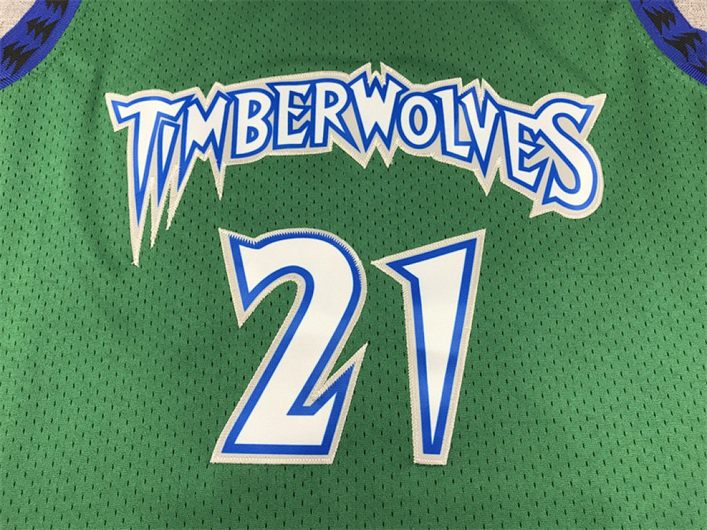 Minnesota Timberwolves #21 Kevin Garnett Retro NBA Jersey – Sizes S–XXXL