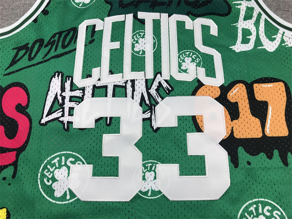Larry Bird #33 Boston Celtics Retro NBA Jersey – Sizes S–XXXL