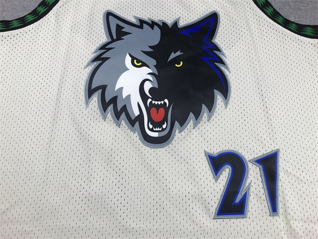 Minnesota Timberwolves #21 Kevin Garnett Retro NBA Jersey – Sizes S–XXXL