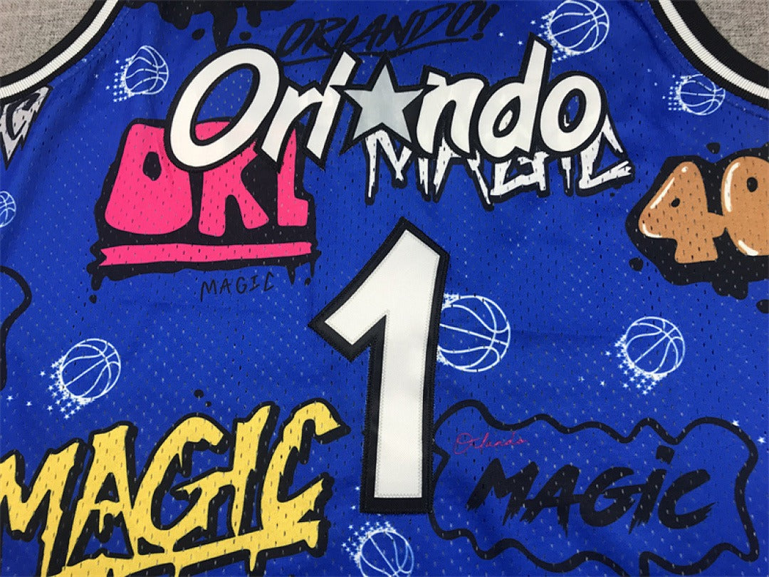 Orlando Magic #1 Penny Hardaway Retro NBA Jersey – Sizes S–XXXL