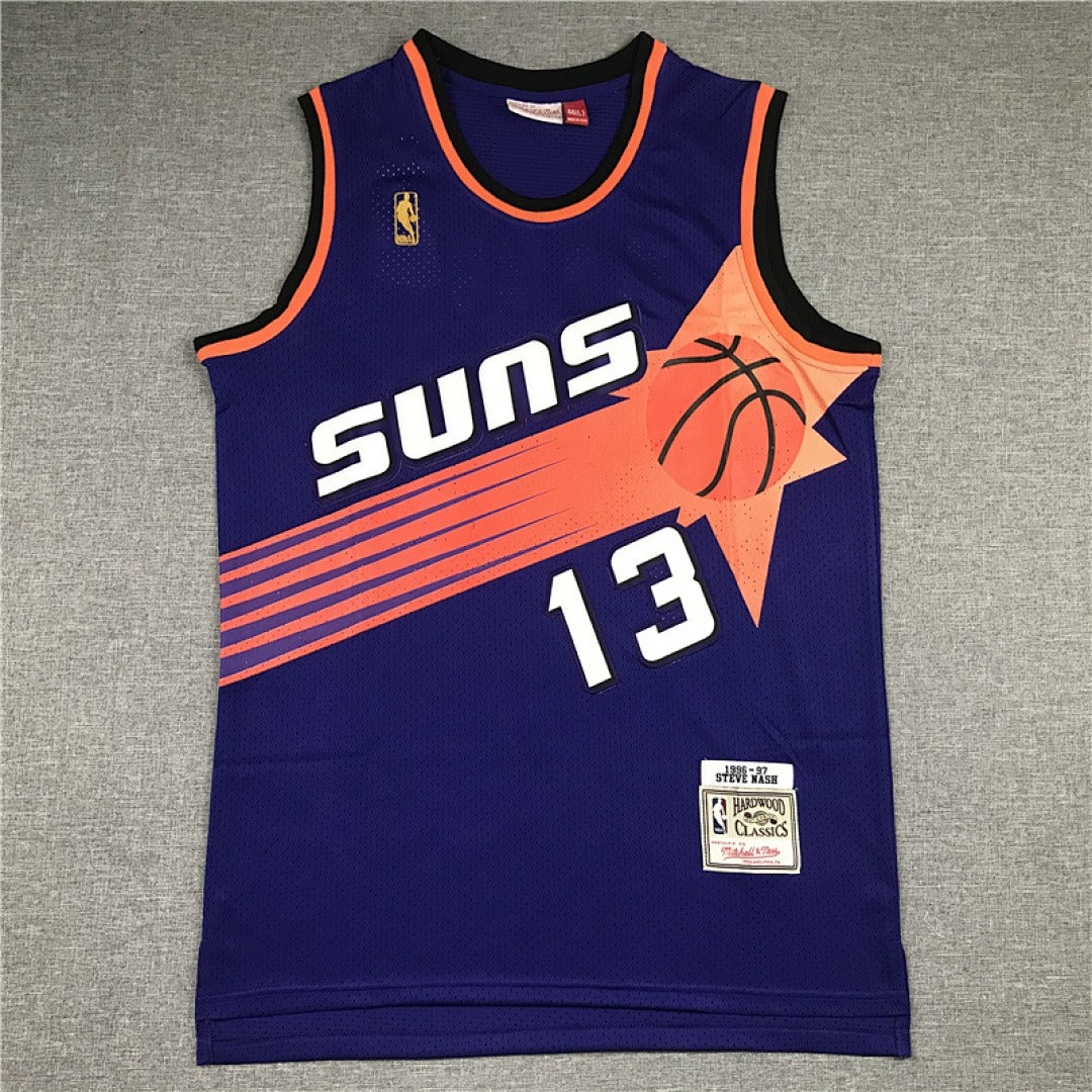 Phoenix Suns #13 Steve Nash Retro NBA Jersey – Sizes S–XXXL