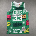 Larry Bird #33 Boston Celtics Retro NBA Jersey – Sizes S–XXXL