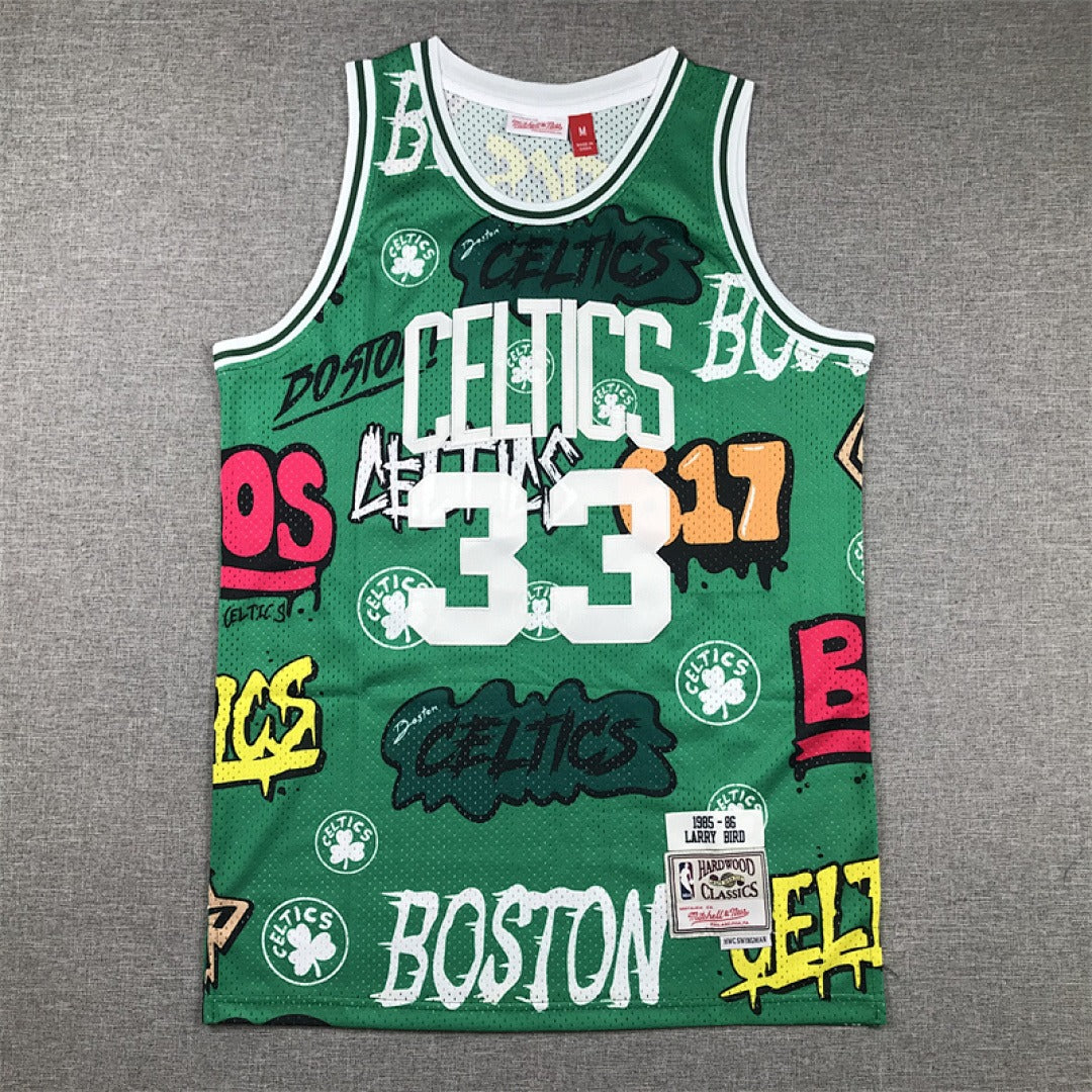 Larry Bird #33 Boston Celtics Retro NBA Jersey – Sizes S–XXXL