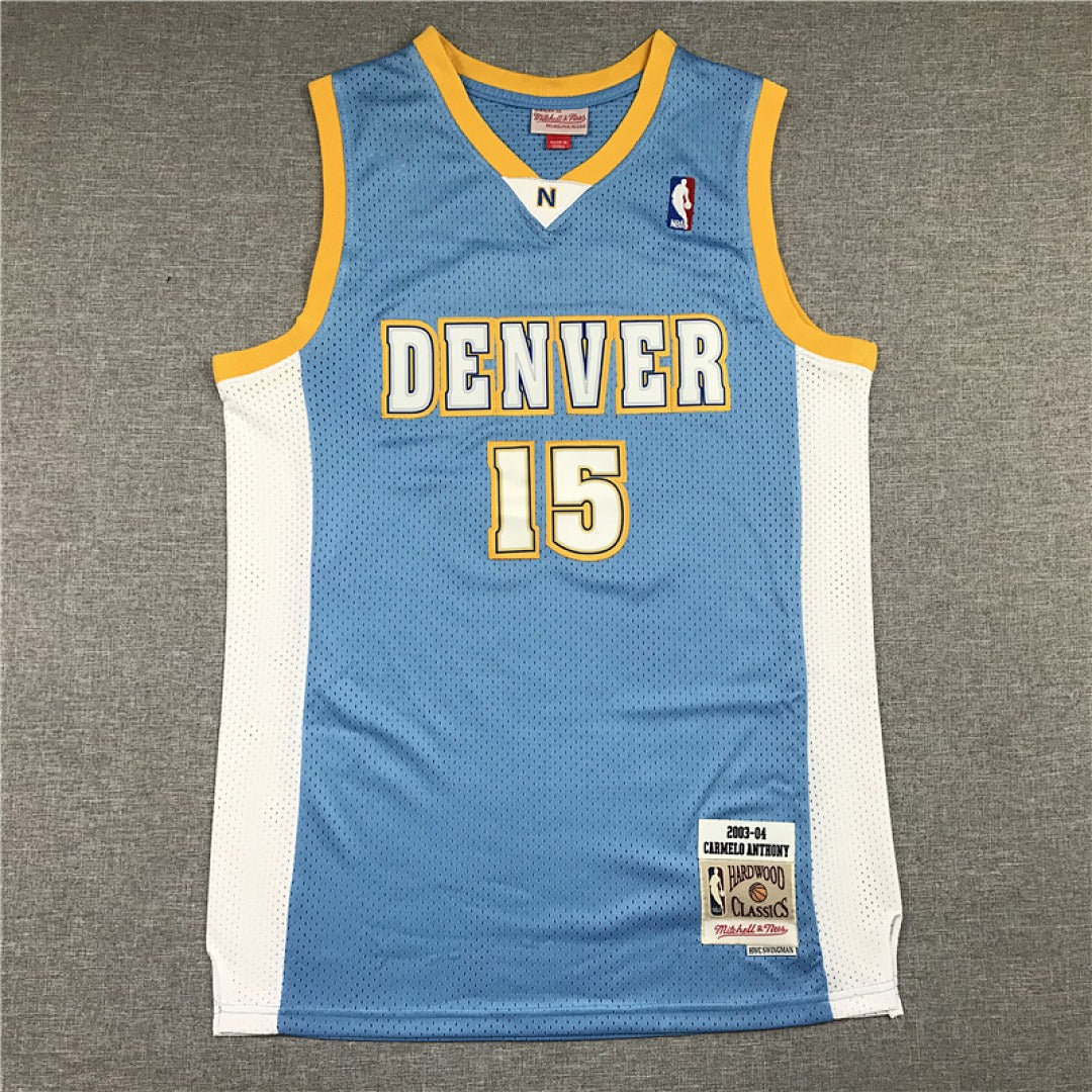 Carmelo Anthony #15 Denver Nuggets NBA Retro Jersey