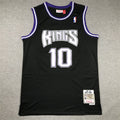 Sacramento Kings Bibby #10 NBA Retro Embroidered Jersey – Sizes S-XXXL