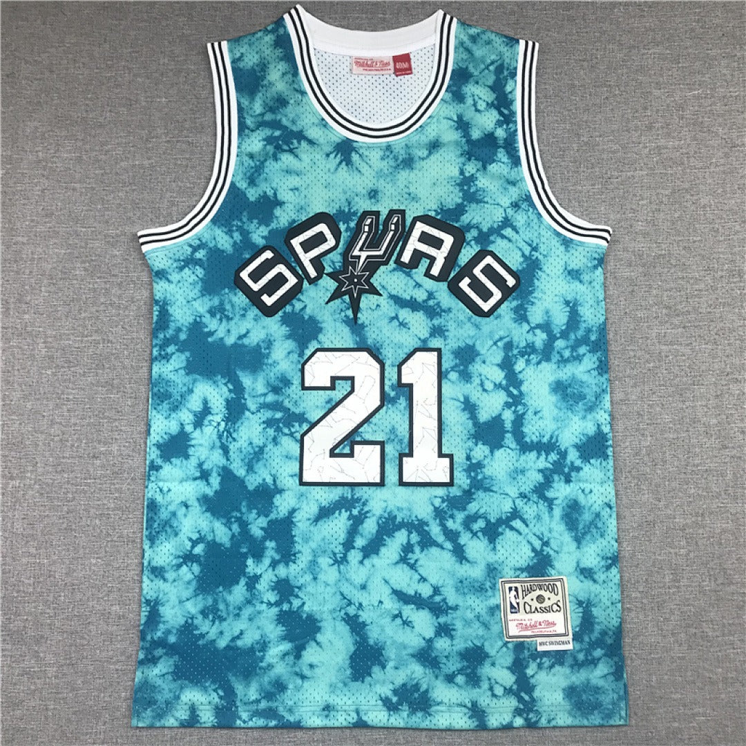 Tim Duncan #21 San Antonio Spurs Retro NBA Jersey – Sizes S–XXXL