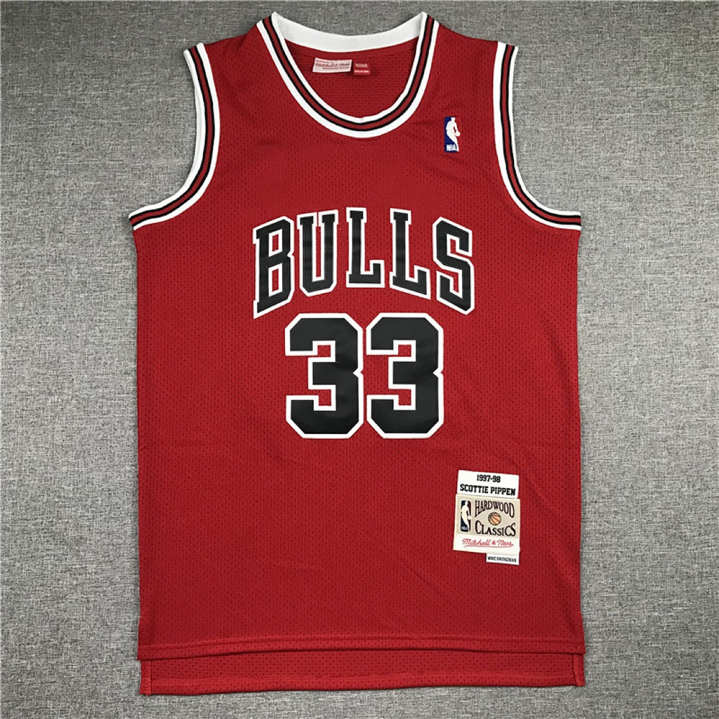 Chicago Pippen #33 NBA Retro Embroidered Jersey – Sizes S-XXXL