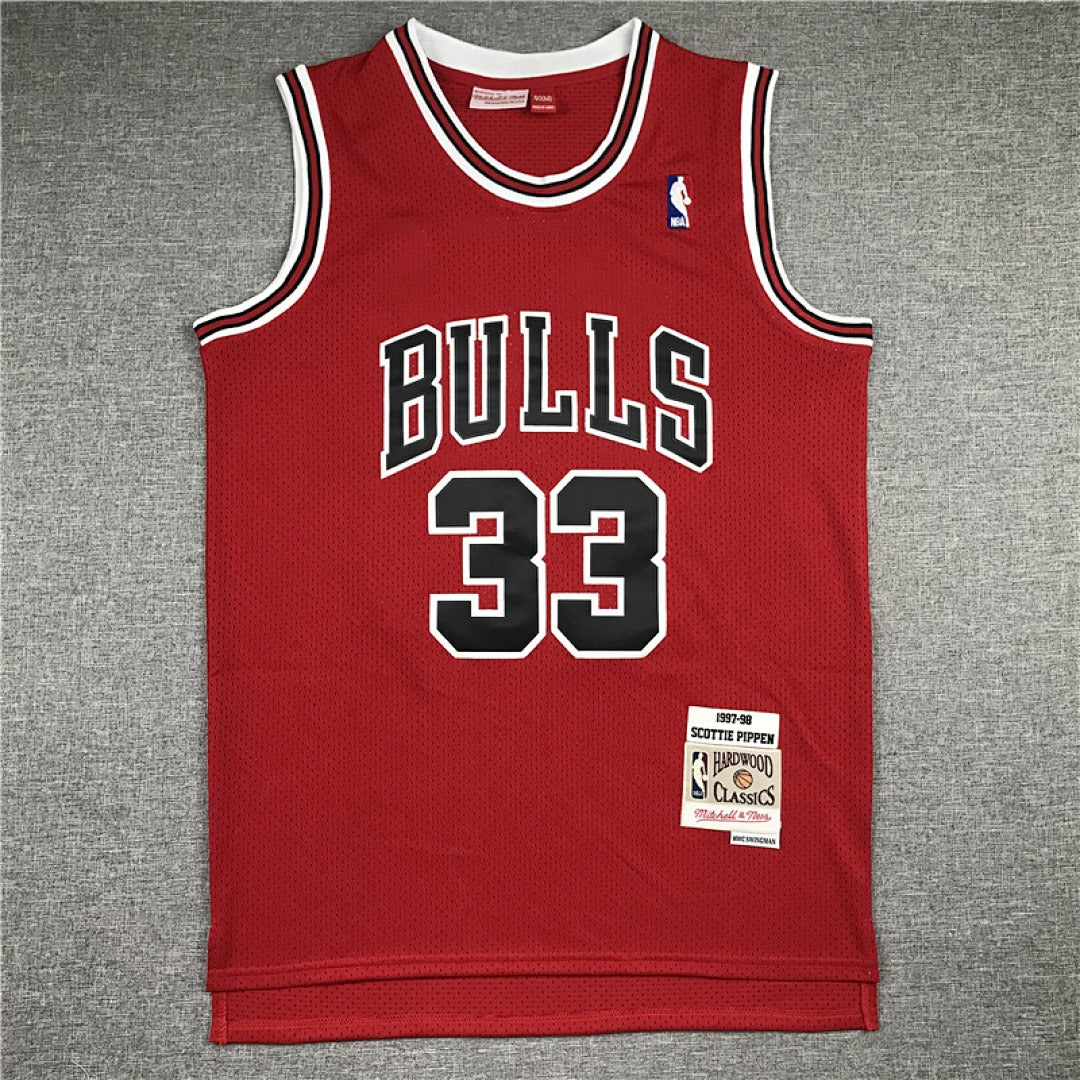 Chicago Pippen #33 NBA Retro Embroidered Jersey – Sizes S-XXXL