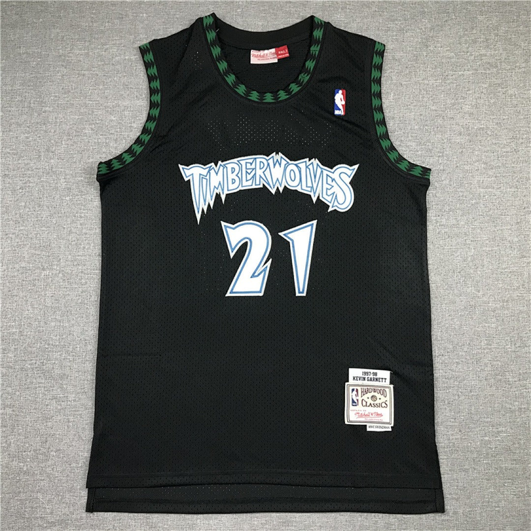 Minnesota Timberwolves #21 Kevin Garnett Retro NBA Jersey – Sizes S–XXXL