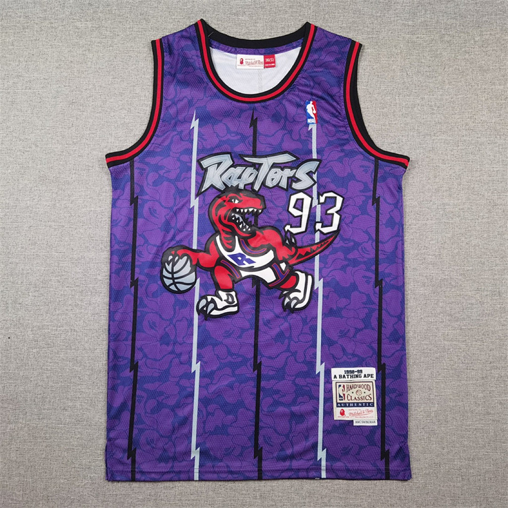 Los Angeles Lakers #93 NBA Retro Collaboration Embroidered Jersey – Sizes S-XXXL