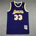 Kareem Abdul-Jabbar #33 Los Angeles Lakers NBA Retro Embroidered Jersey – Sizes S-XXXL