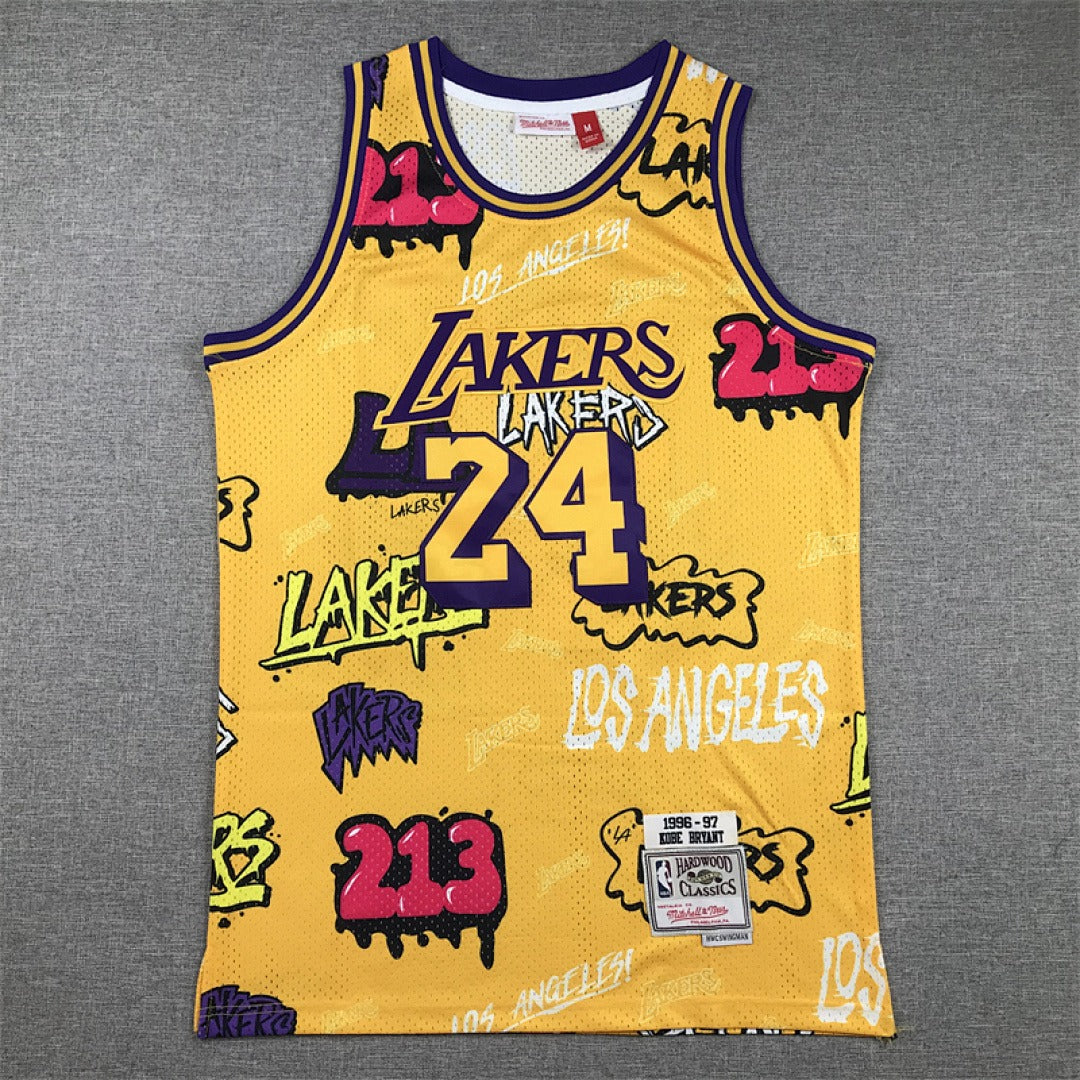 Kobe Bryant #24 Los Angeles Lakers NBA Retro Embroidered Jersey – Sizes S-XXXL