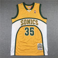 Seattle SuperSonics #35 Kevin Durant NBA Retro Embroidered Jersey – Sizes S-XXXL