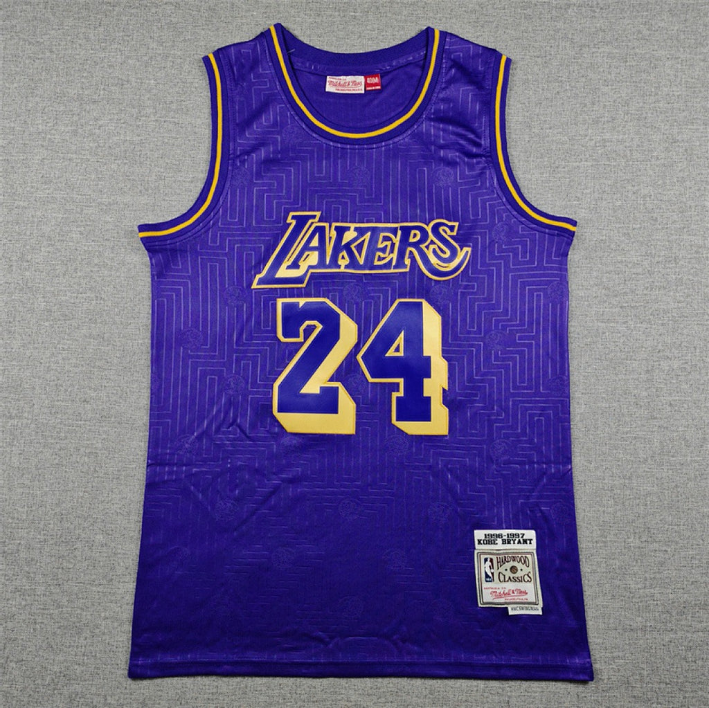 Los Angeles Lakers Kobe Bryant #24 NBA Retro Embroidered Jersey – Sizes S-XXXL