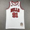 Chicago Rodman #91 NBA Retro Embroidered Jersey – Sizes S-XXXL