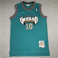 Mike Bibby #10 Memphis Grizzlies NBA Retro Embroidered Jersey – Sizes S-XXXL