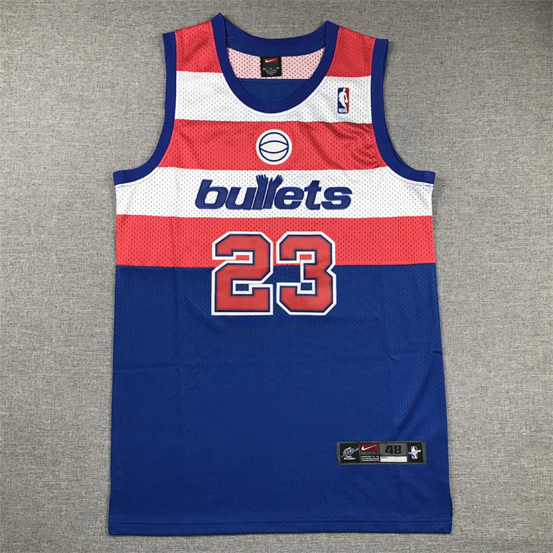 Washington Bullets #23 Michael Jordan Retro NBA Jersey – Sizes S to XXXL