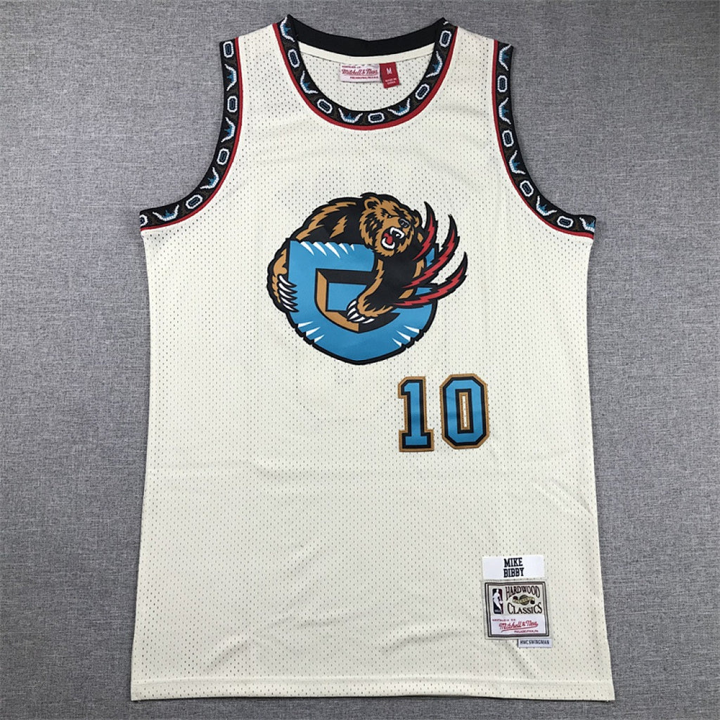 Mike Bibby #10 Memphis Grizzlies NBA Retro Embroidered Jersey – Sizes S-XXXL