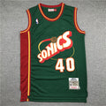 Shawn Kemp #40 Seattle SuperSonics Retro Embroidered Jersey – Sizes S-XXXL