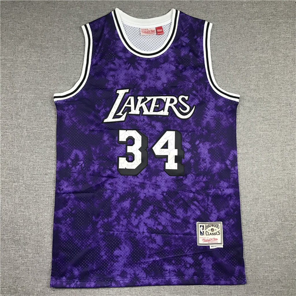 Shaquille O'Neal #34 Los Angeles Lakers NBA Retro Embroidered Jersey – Sizes S-XXXL