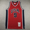 1984 Olympics USA Basketball #9 Retro Embroidered Jersey – Sizes S-XXXL