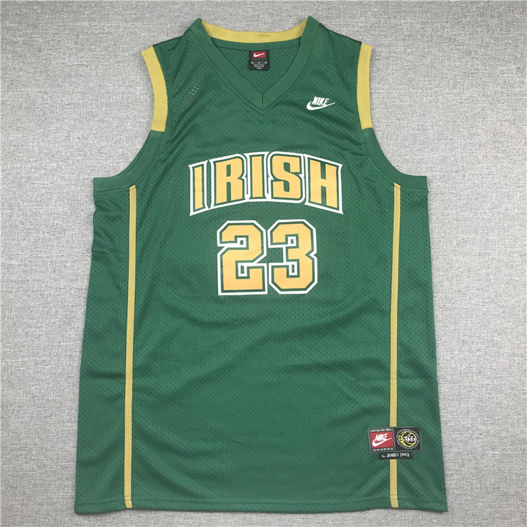LeBron James #23 High School Retro Basketball Jersey – Sizes S to XXXL