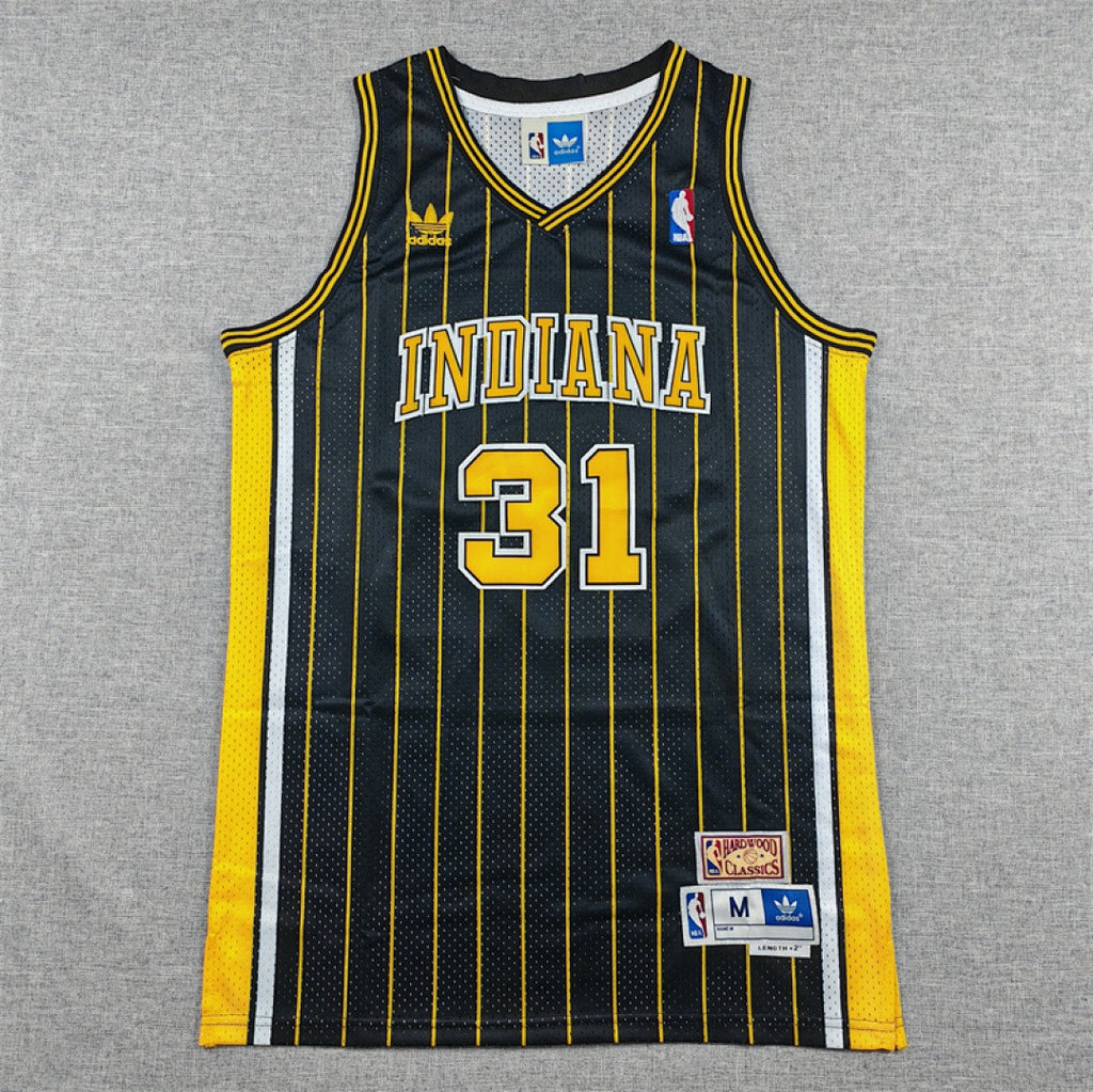 Reggie Miller #31 Indiana Pacers NBA Retro Embroidered Jersey