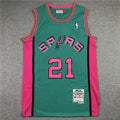 Tim Duncan #21 San Antonio Spurs Retro NBA Jersey – Sizes S–XXXL